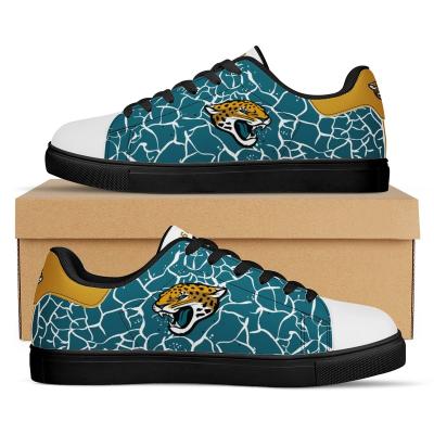 China Custom Fashion Trend NFLE Jaguars 1Pair American Football Team Walking Durable Cheap AD Superstar Tennis Skateboard Shoes Men for sale