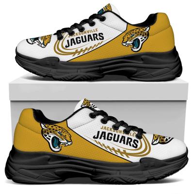 China Custom American Football Team Clumsy Dad Sneaker Custom Comfortable Printed Fashion Trend NFLE Jaguars 1pair Manufacturer Image Shoes Mens for sale