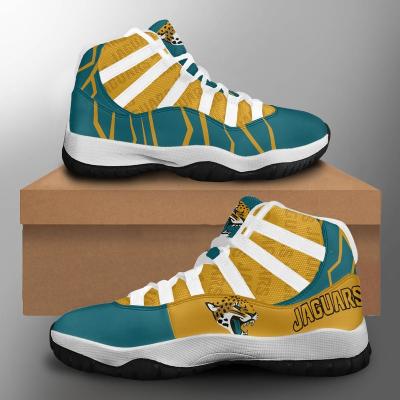 China Wholesale Durable Jaguars National Team Print Design Sneakers Fashion Basketball Shoes Breathable Football Team Casual Shoes for sale