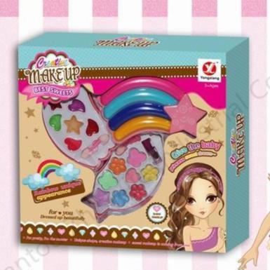 China Eco-friendly Fashionable Professional Cosmetic For Girls Makeup Set For Kids Perform Glitter Kit for sale