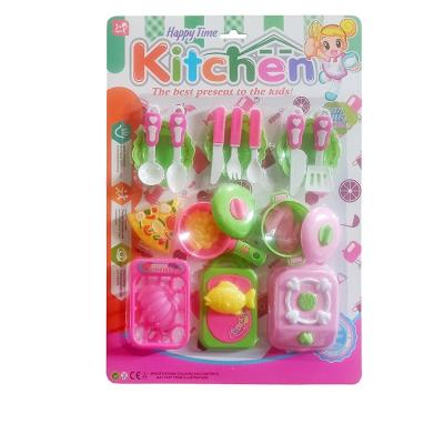 China Pretend Play Toys New Design Plastic Cook Set Kid Kitchen Toy For Girl Toy Kitchen for sale