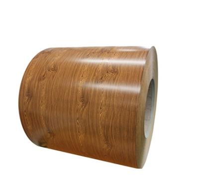 China Floors /decoration/contruction 3003 3004 5052 5754 5083 Aluininium Alloy Wood Grain Flat Aluminum Coil For Building Construction for sale