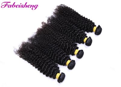 China 9A Brazilian Human Virgin Hair Weave , Unprocessed Curly Virgin Hair Extensions for sale