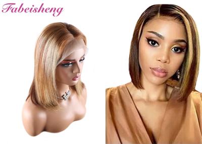 China Achieve a Glamorous Look with Highlight Color Lace Front Bob Wig zu verkaufen