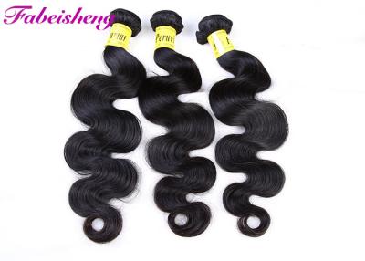 China Raw Virgin Peruvian Hair Bundles Body Wave Hair For Black Women No Chemical for sale