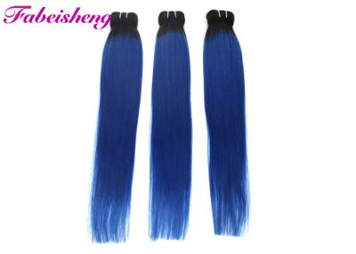 China 3 pacotes do azul natural alinhado cutícula das extensões retas do cabelo humano nenhum Tangling à venda