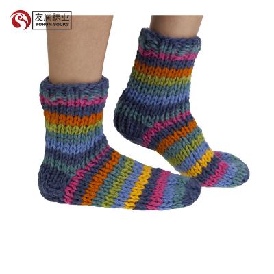 China YR-A 1329 Viable woolen handmade socks knitted woolen socks for sale for sale