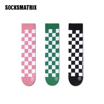 China 100% luxury designer socks women high fashion brand antibacterial cotton long socks for sale