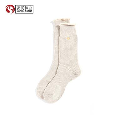 China YR-A Hemp Socks 1093 Sustainable Hemp Socks For Men's Canvas Socks for sale