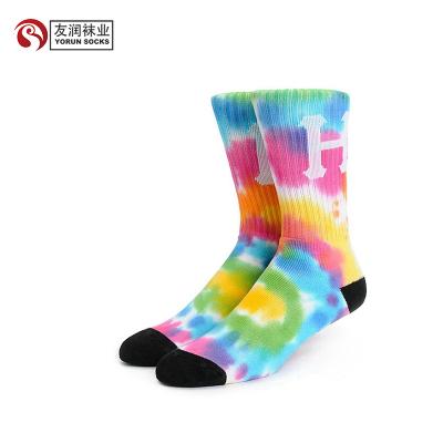 China YR-A 662 Sustainable Cotton Bond Dye Dyed Socks for sale