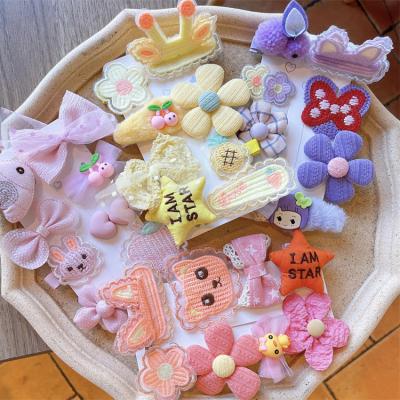 China 2021 New Arrivals Good Quality Hair Clips Sweet Princess Hair Clips Toddler Hair Clips Set Kids Fancy Fashion Accessories for sale