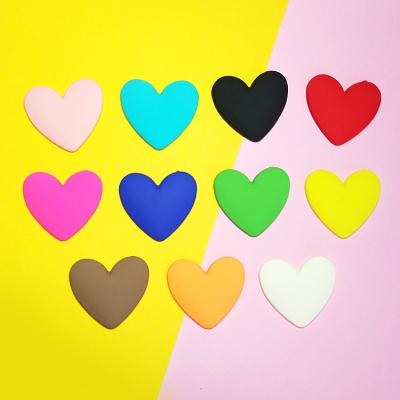 China No Resin Colorful Heart Shapes Flat Back Cabochons Valentine's Day DIY Charms Accessories Mobile Phone Decoration Ornaments for sale