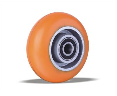 China High Quality Industry Stock 4-8in Ball Bearing Center Polyurethane PU Skateboard Aluminum Wheels for sale