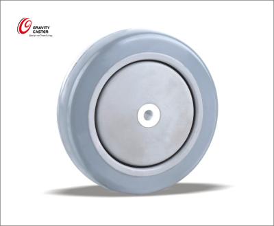 China Material of Construction Shops Customizable Polyurethane Wheels With PP Center Heavy Duty Corrosion Resistant And Low Bearing for sale