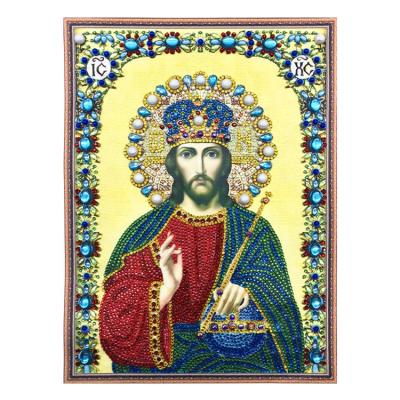 China Environmental Materials DIY Diamond Painting 5D Crystal Diamond Painting 3D Cross Stitch Set Inlaid Round Religious Diamond Painting for sale