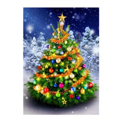 China Modern DIY 5D Diamond Painting, Kit Digital Christmas Tree Full Diamond Embroidery Painting Picture Crafts for sale