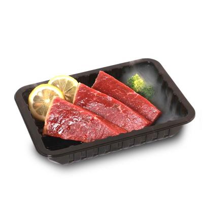 China High food barrier Evoh pe film laminate blister pet packing Thermoforming pp plastic meat packaging tray for sale