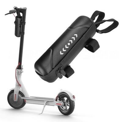 China Waterproof Electric Scooter Hanging Front Bag 1L Folding Bike Bag Scooter Handlebar Bag Front Hanging Bag Kick Scooter with Hook&Loop Tether for sale