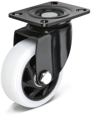 China PIVOT 3/4/5/6 Inch Top Nylon Plate Wheel Swivel Medium Duty Industrial Caster PP Core For Food And Beverage Industry Caster 3