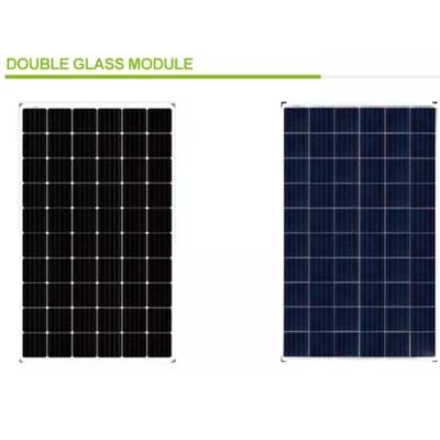 China Black 560W Hoisted Double Modulen Kit Panel 36cells 100W 150W 200W 300W 360W 500W 550W Glass PV Double Faced Mono Solar Panels 166X83mm for sale