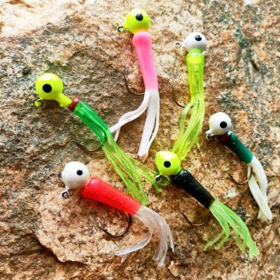 China The picture shows newcome soft luminous squid bait lure plastic bait octopus for sale