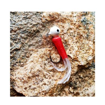 China The picture shows 5cm 3g+0.6g colorful squid soft bait tunas fishing lure bait squid soft bait for sale