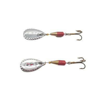 China 2022 Wide Compound Spinner Lure Sequin Bait Fish Shaped Spinning Sequins Fishing Spinner Baits T4358 for sale