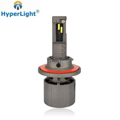 China Aluminum Alloy HyperLight P19 Car Headlights H4 H7 LED Headlights 130W 13000LM 12V Car Light 6500K H13 Led Head Light for sale