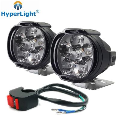 China Suitable for cars HyperLight Motorbike Working Light 6LED 16W W5 Motorcycle Headlight LED Spotlight Motorcycle Fog Light for sale