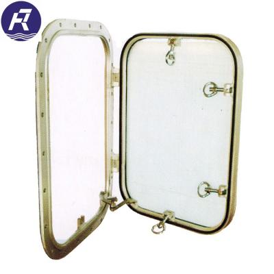 China Ship Wheel Industrial Barge Marine Aluminum Front Windshield Customized Window for sale