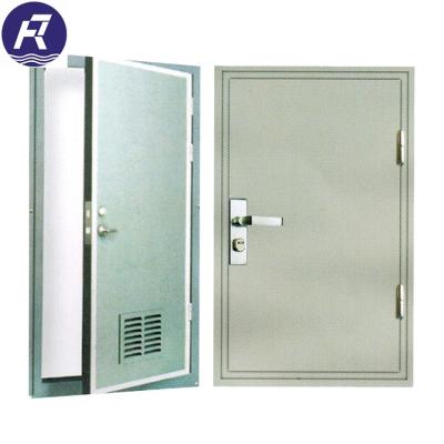 China Boat Building Electric Fireproof Interior Single Handle Marine Aluminum Watertight Door Te koop