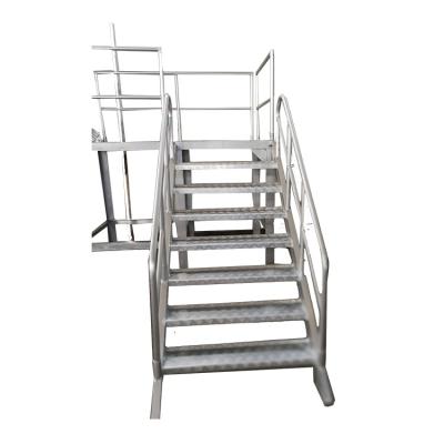 China Insulation Ladders Made In China Aluminum Telescopic Step Ladder Dock Ladder for sale