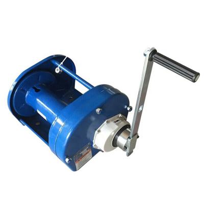 China Customized Portable Small BOAT Hand Winch With Wire Rope for sale