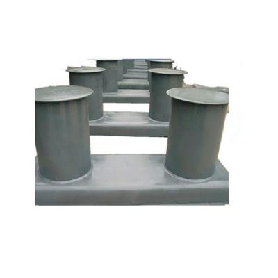 China Equipment Marine Mooring Hardware 200t Mooring Bollard Boat Parts Marine Accessories à venda