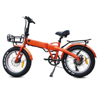 China New Luxury 48v Fat Tire Electric Folding Bicycle 20 Inch Mountain E-Bike For Audlt for sale