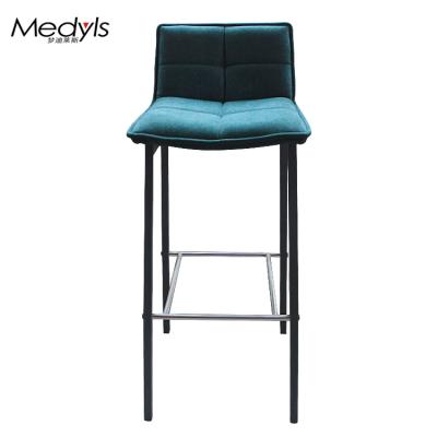 China Modern High Quality Bar Furniture PU Velvet Fabric&Metal Frame Upholstered Bar Furniture OEM/ODM for sale