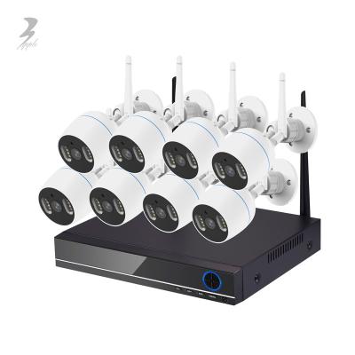 China Wifi Night Vision 8 Channel 360 1080P Wifi Video Camera Home Advanced Outdoor Security System Camaras De Seguridad De 2.8Mm for sale