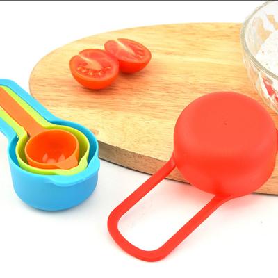 China Sustainable Eco Friendly Plastic Baking Tools Colorful 6 Piece Combination Doser Tool Kit for sale