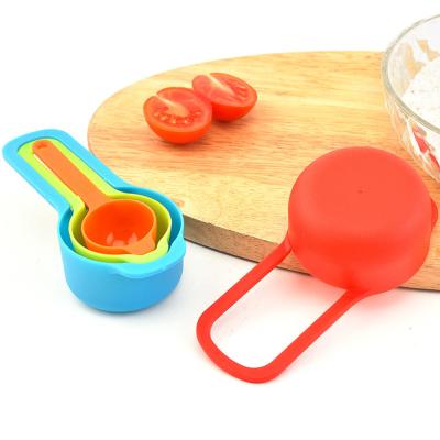 China Viable Wholesale Custom Coffee Roasting Microsugar Measuring Scoop Sets Measuring Plastic Baking Spoon for sale