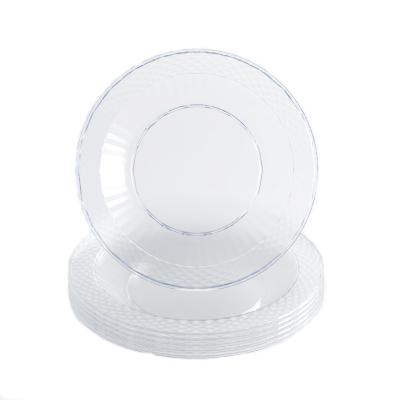 China Factory Direct Wholesale Viable AS BPA Free Plastic Dish 7.2 INCH Round Dinner Plate for sale