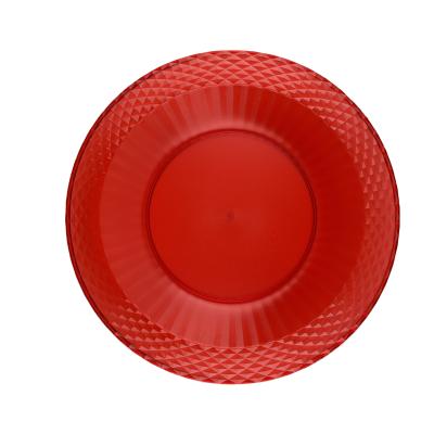 China Sustainable 7.2 INCH Round Dishes Deluxe For Restaurant Minimalist Plastic Dinner Dishes for sale