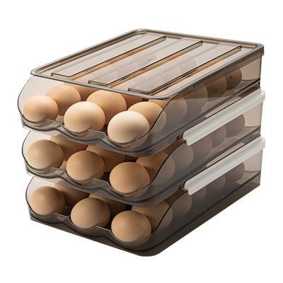 China Minimalist 2021 New Design Brown Novelty Popular Sustainable Stocked Plastic Egg Holder for sale