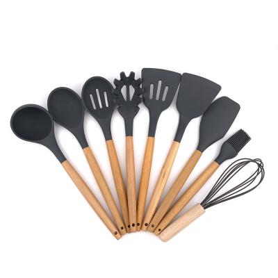 China Wholesale hot sale high quality set of contemporary factory household silicone kitchen utensils for sale