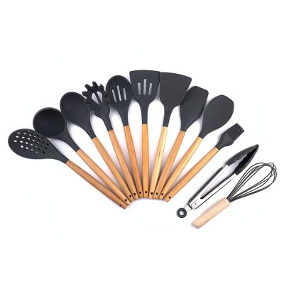 China 2021 Contemporary Environmental Friendly Silicone Kitchen Utensils Set Silicone Kitchenware Cooking Set for sale