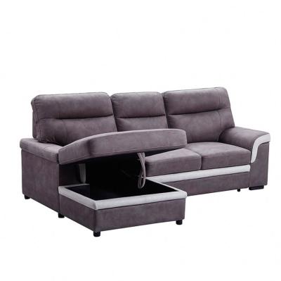 China Convertible Sitting room furniture living room sofa with pull out bed chesterfield leather sofa set for sale