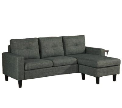 China Tufted Latest design cheap sectional corner sleeper sofa for sale