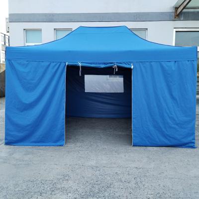 China Steel tube factory wholesale 3x4.5m fold tent with door and window for sale