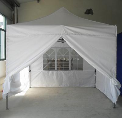 China Hot Sellers Luxury 3x3 Model Steel Folding Tent With Side Walls for sale