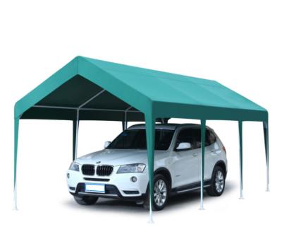 China Steel Tube With White Powder Coated Instant Portable Car Garage for sale