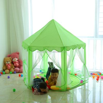 China Toy Kids Tent Princess Castle Playhouse Soft Green for sale